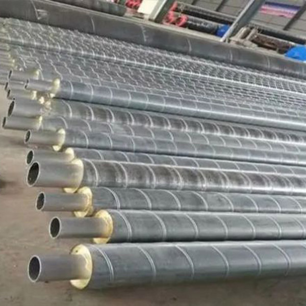 Galvanized insulated steel pipe